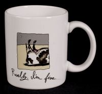 Shoebox Greetings Really Im Fine Cow Coffee Mug Hallmark